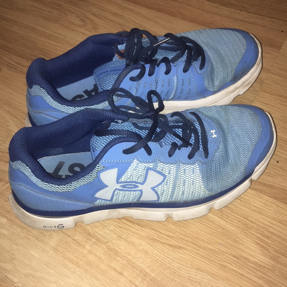Sky Blue Under Armour tennis shoes